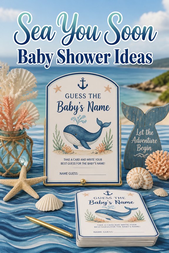 ocean themed baby shower activities