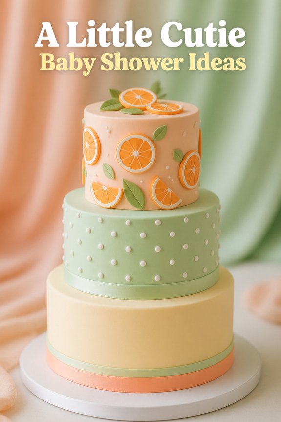 pastel animal themed cake decor