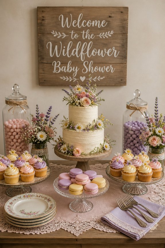pastel rustic floral elegance