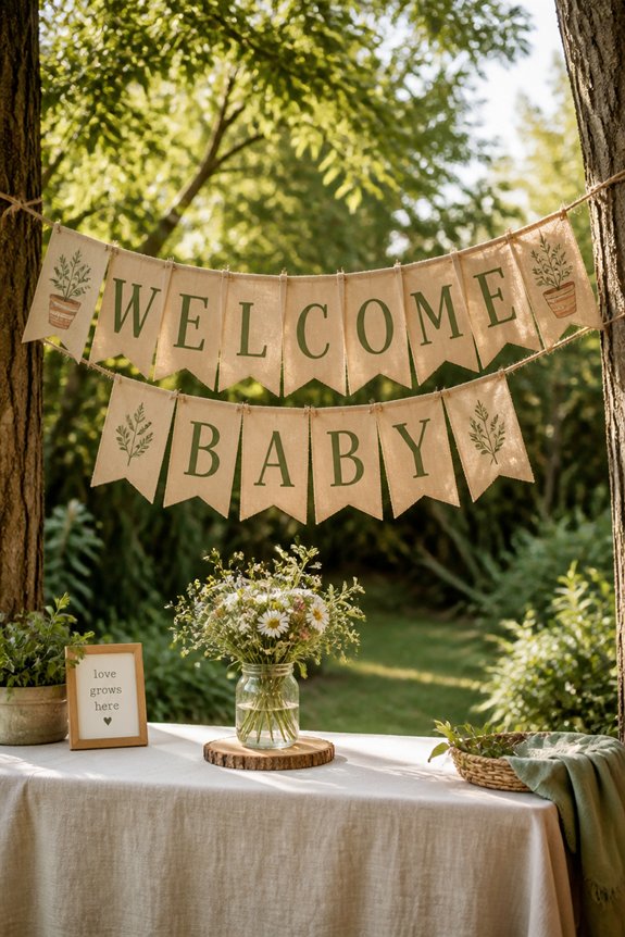 personalized simple printable banner