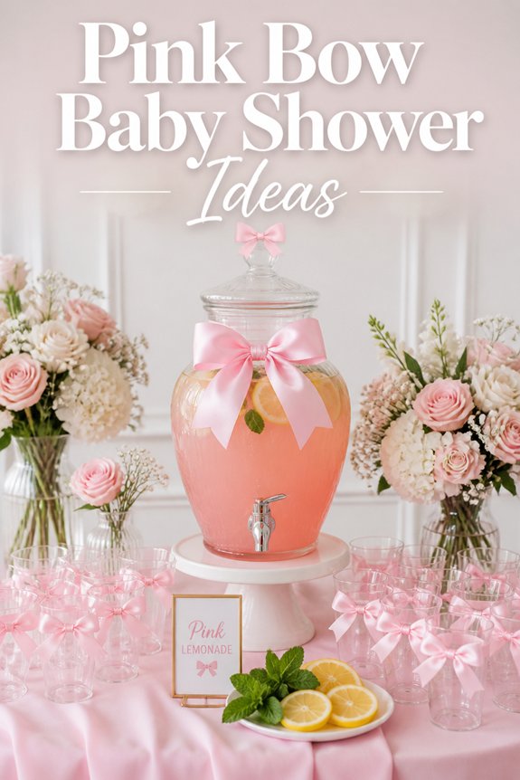 pink bows pink lemonade