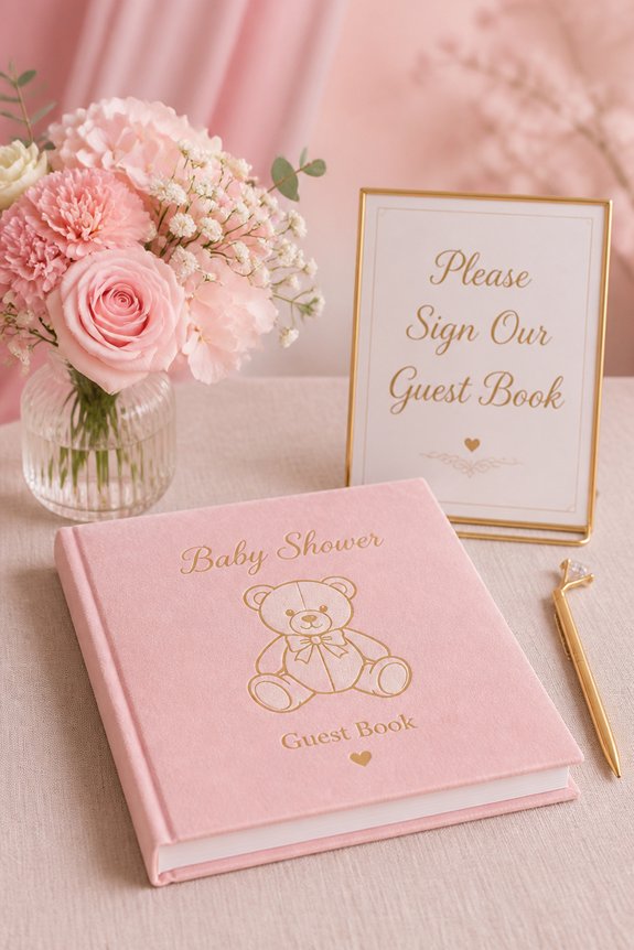 pink teddy bear guest messages