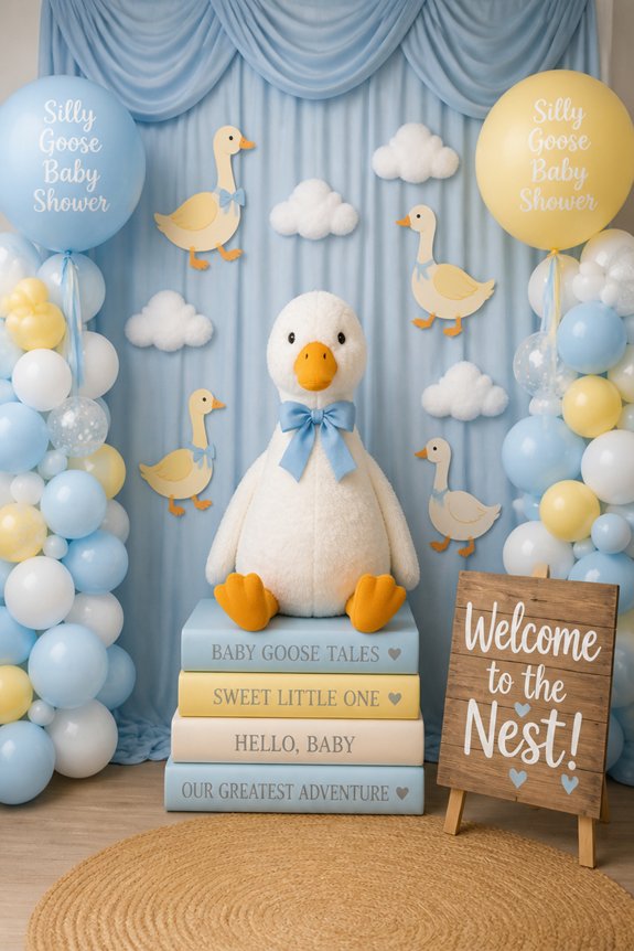 playful baby shower photo fun