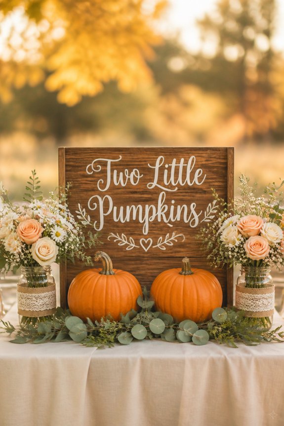 pumpkin themed cozy gift spot