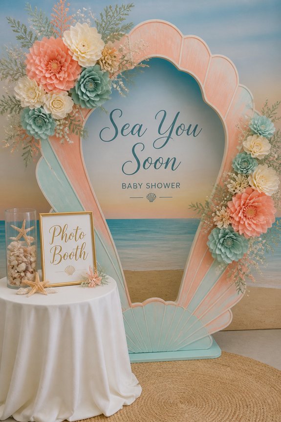 sea themed baby shower photos
