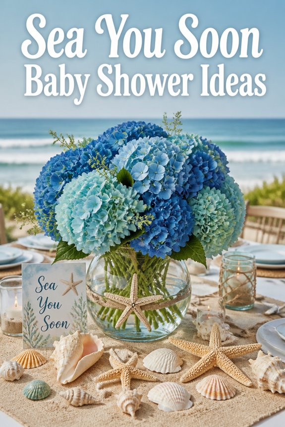 sea themed charming simple decor