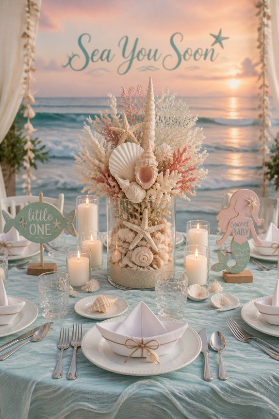 sea themed playful elegant setup