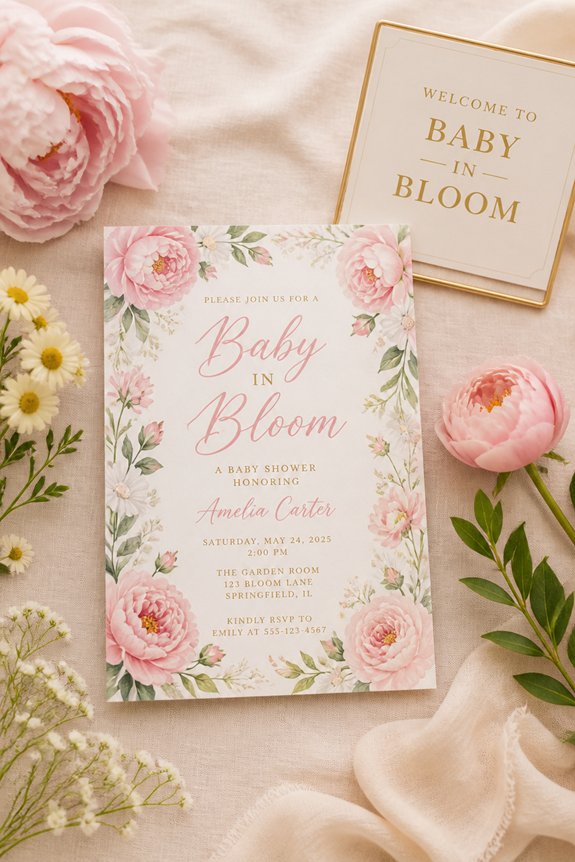 spring garden baby shower