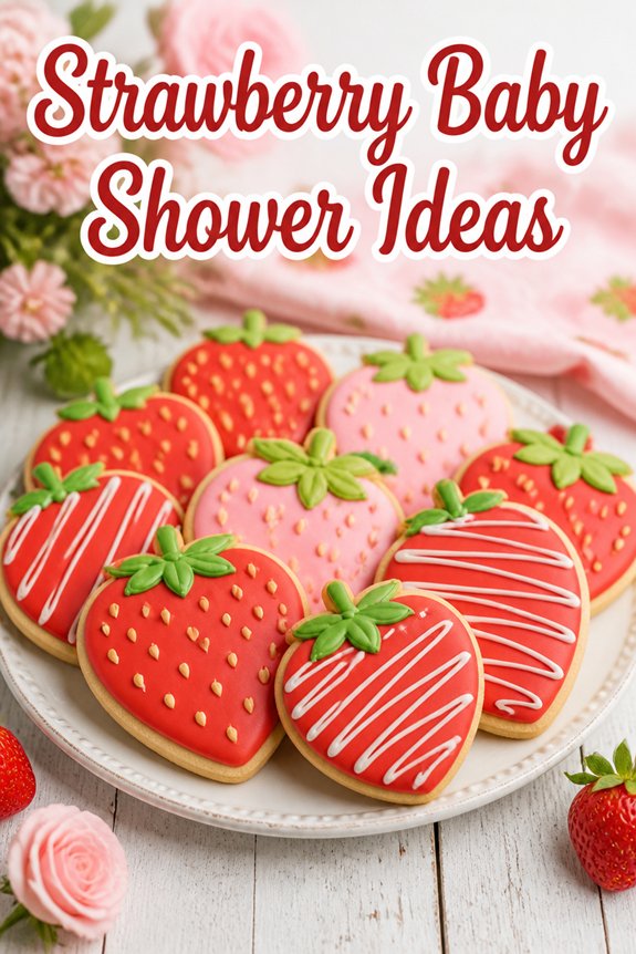 strawberry themed baby celebration ideas