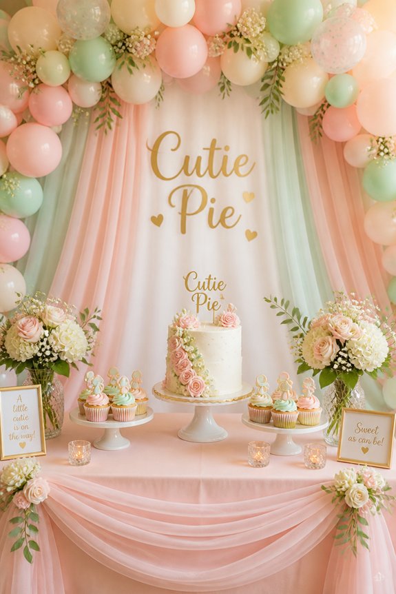sweet pastel animal themed decor