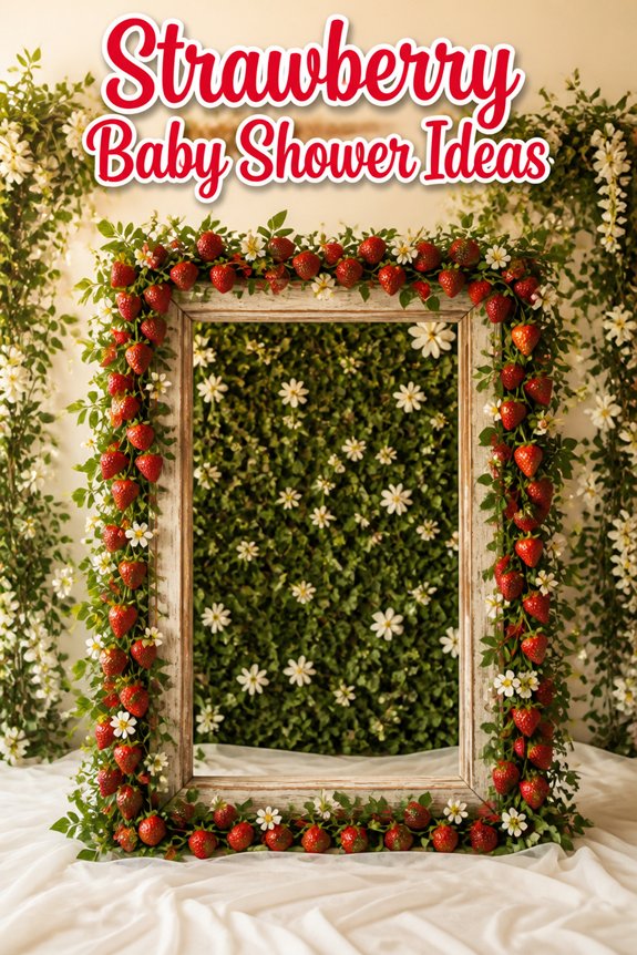 sweet strawberry baby shower fun