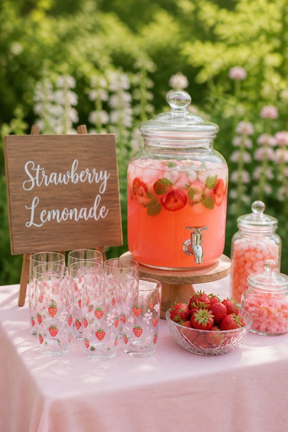 sweet strawberry baby shower