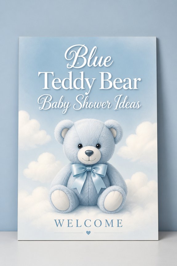 sweet teddy bear welcome sign