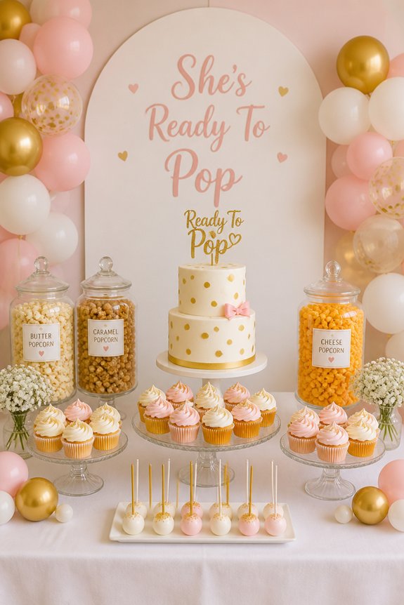 sweet themed baby shower treats