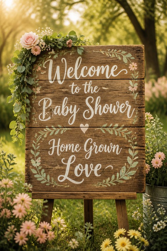 warm personalized welcoming display
