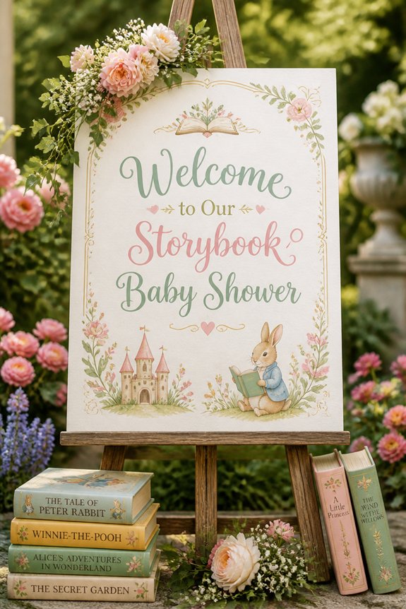whimsical storybook baby shower