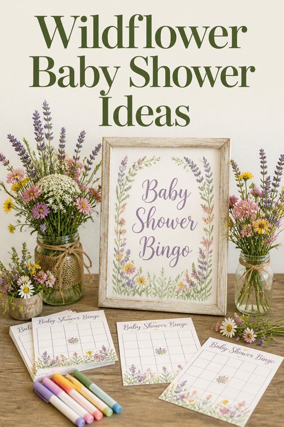 wildflower themed baby shower ideas