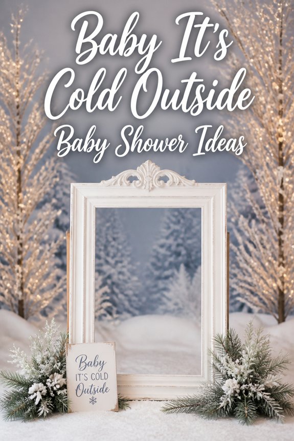 winter themed cozy photo props