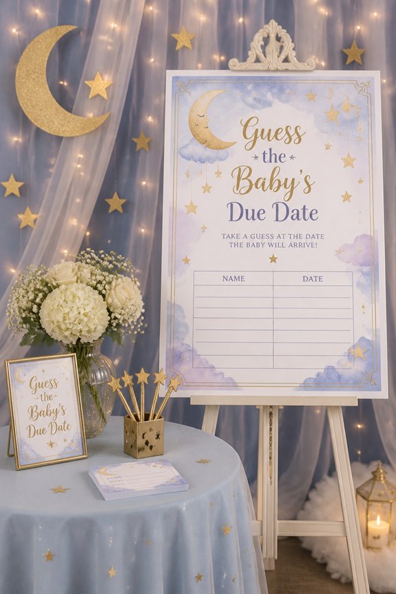 celestial themed baby shower