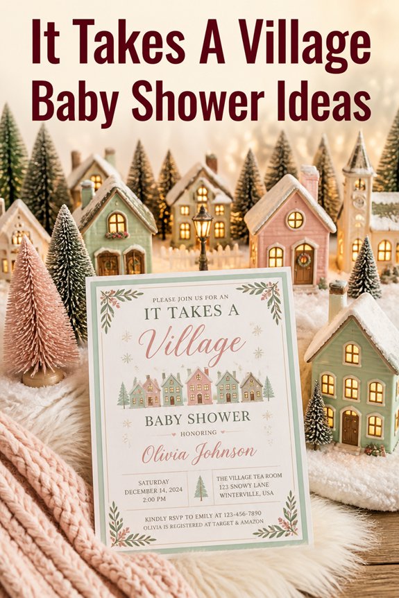 cozy christmas baby celebration