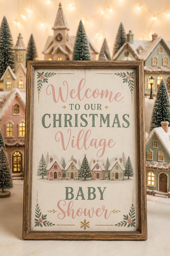 cozy christmas baby welcome