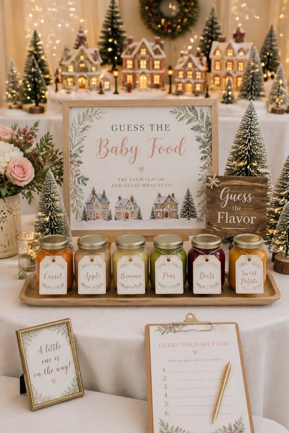 cozy festive baby shower