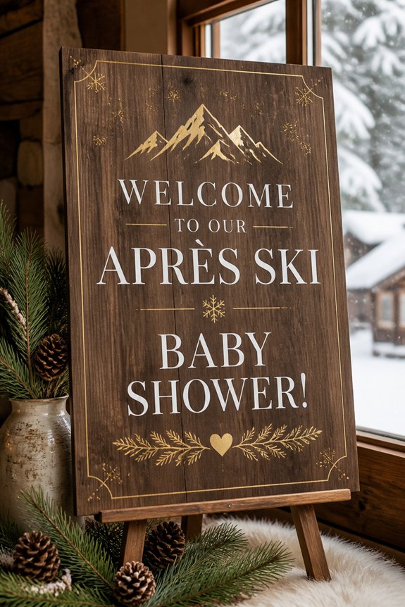 cozy mountain baby celebration