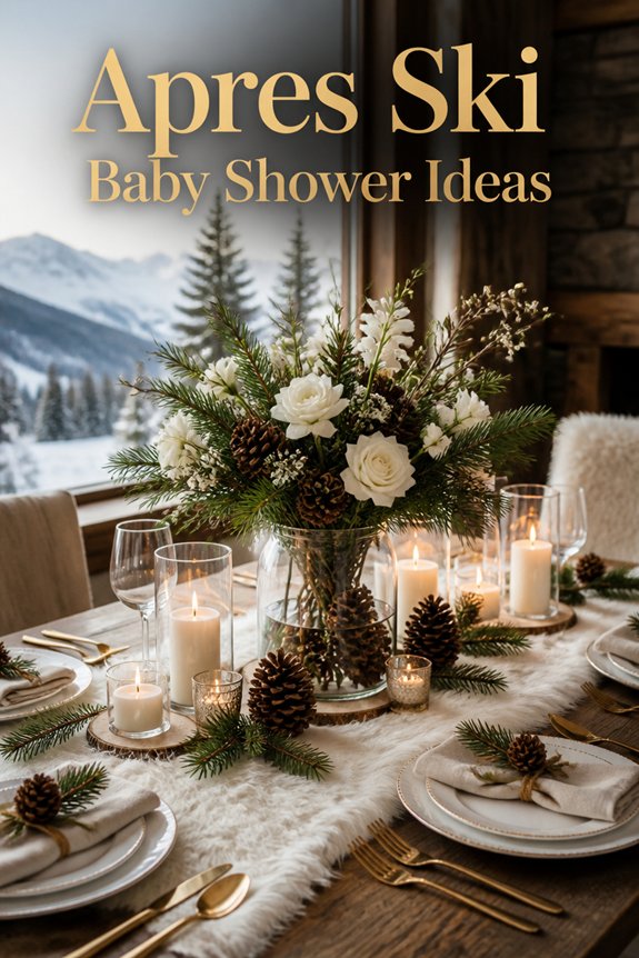 cozy mountain baby shower