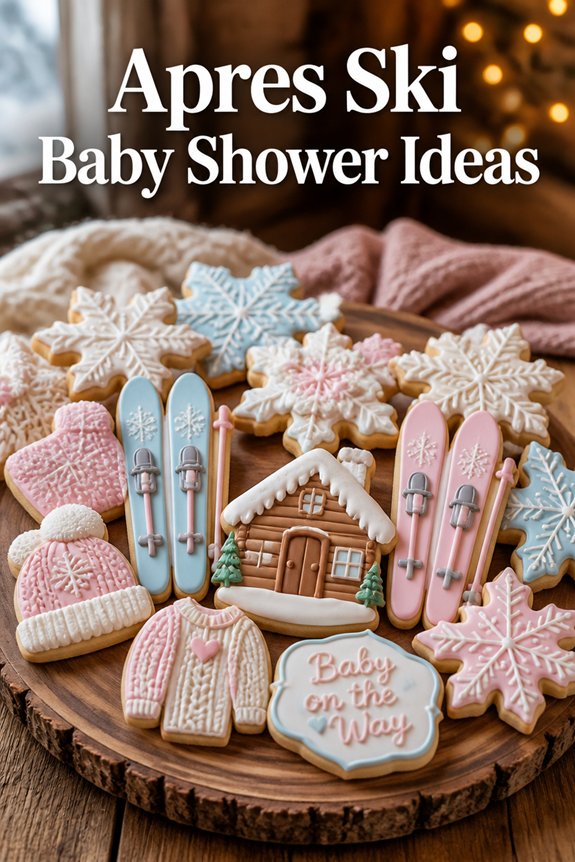 cozy mountain themed baby celebration