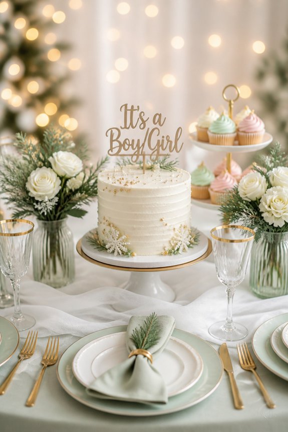 cozy pastel baby shower