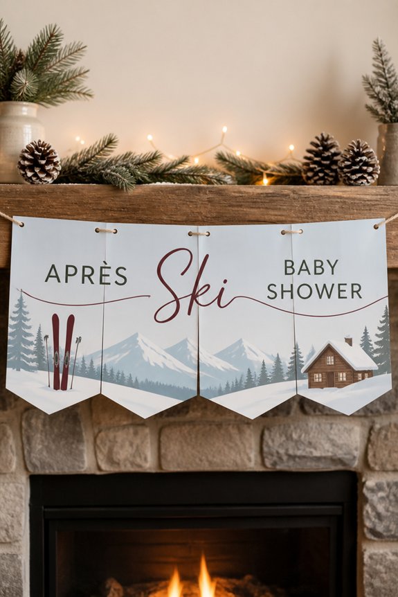 cozy ski lodge celebration