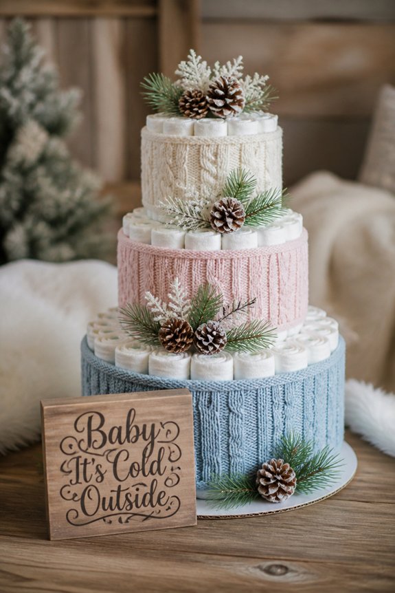 cozy snowy mountain celebration