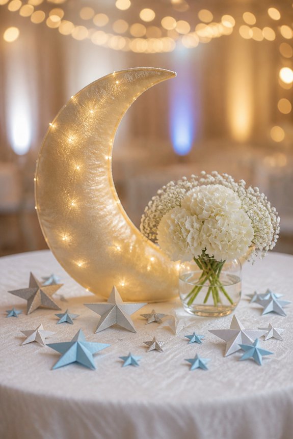 dreamy celestial baby shower decor