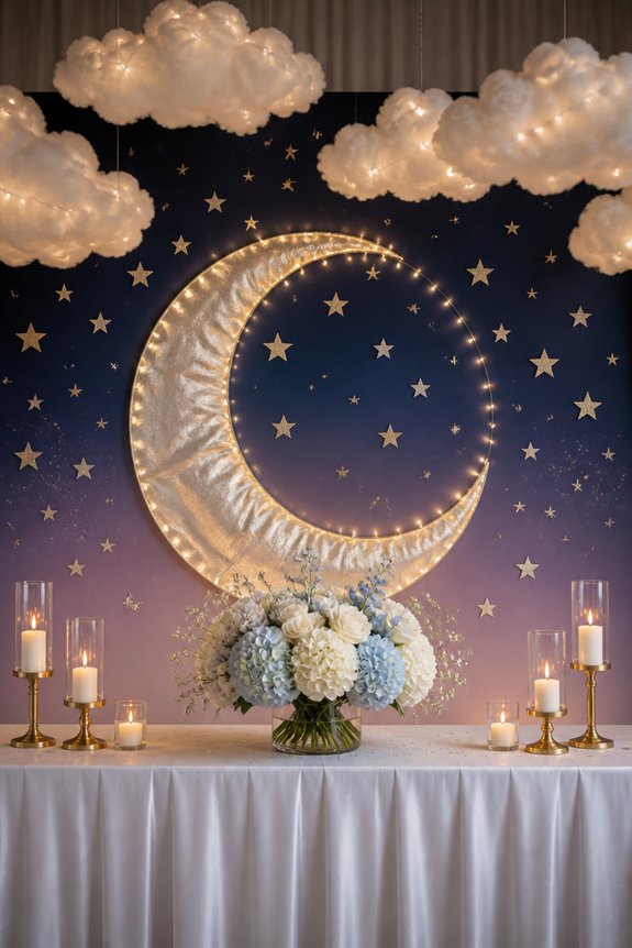 dreamy moon and star decor