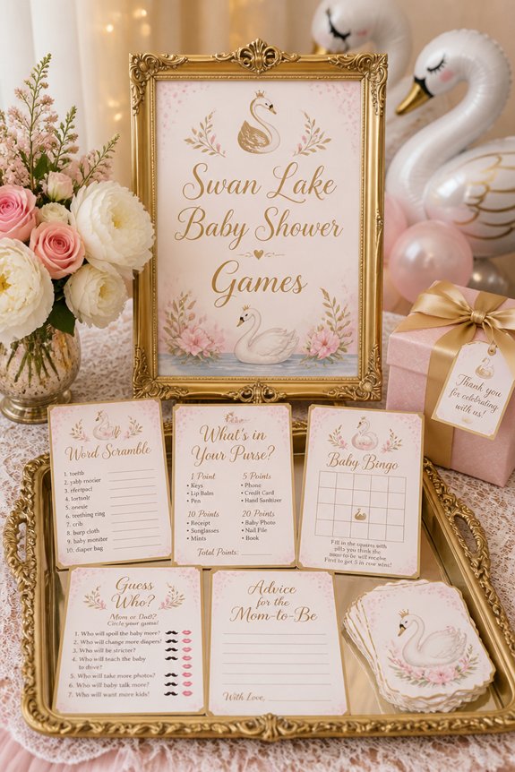 elegant swan lake themed activities