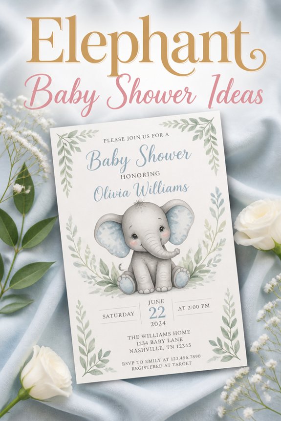 elephant themed playful celebration