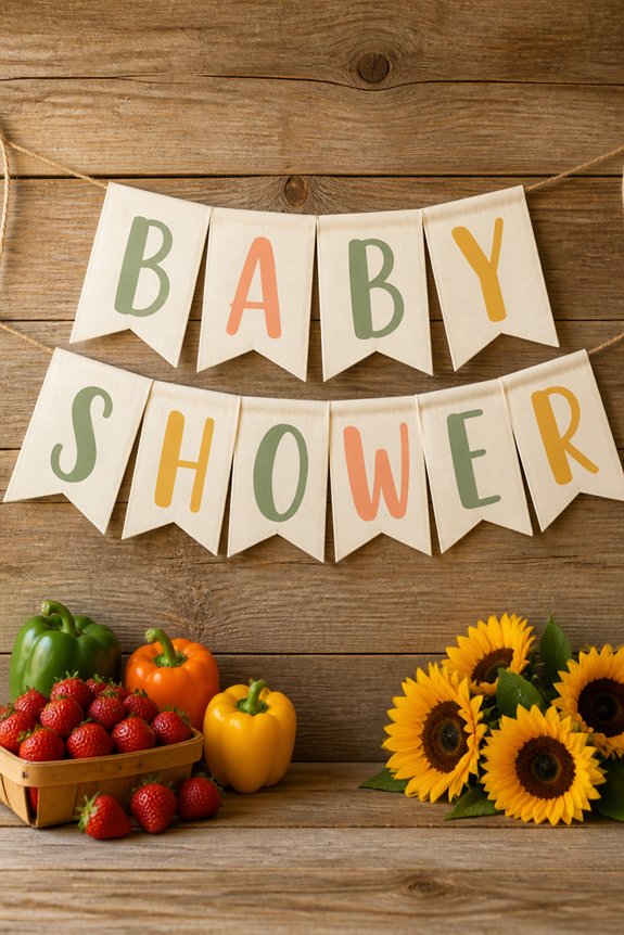 farmers market baby shower