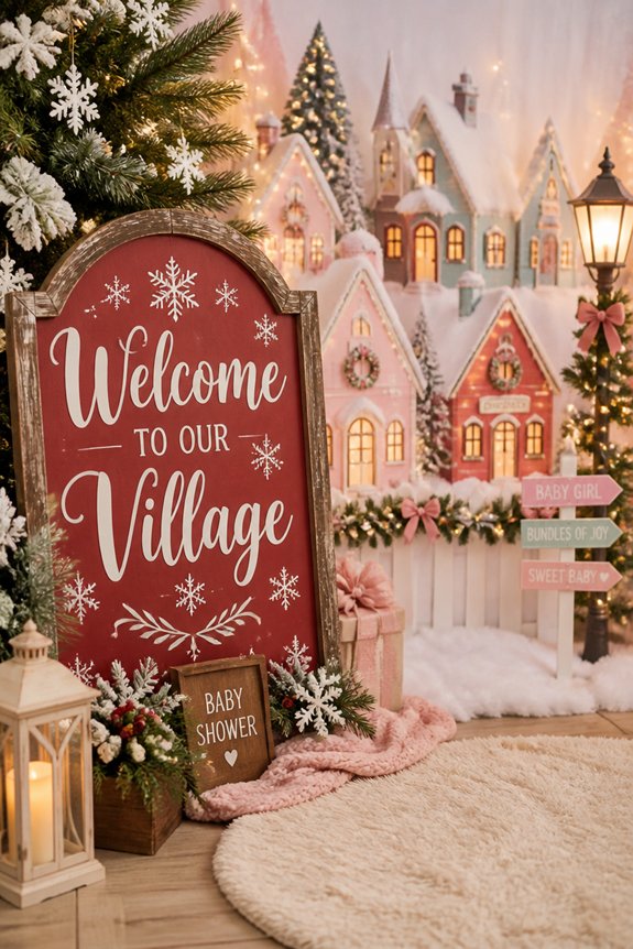 festive cozy holiday backdrop