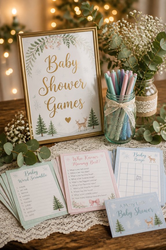 fun simple baby shower games