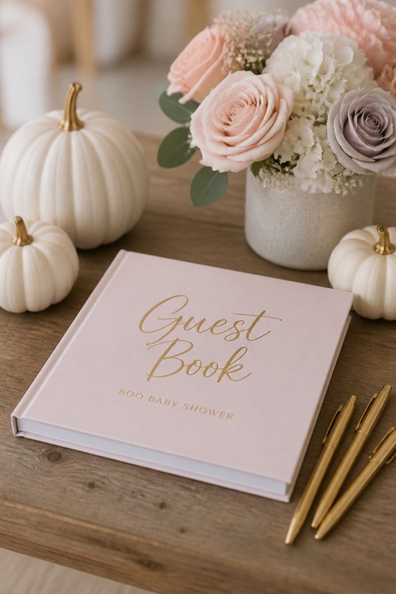 guest book with photos