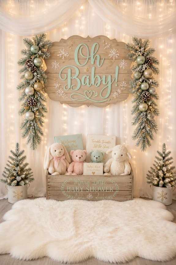 pastel props and backdrop