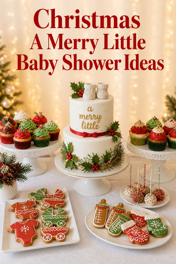 pastel treats with baby decor