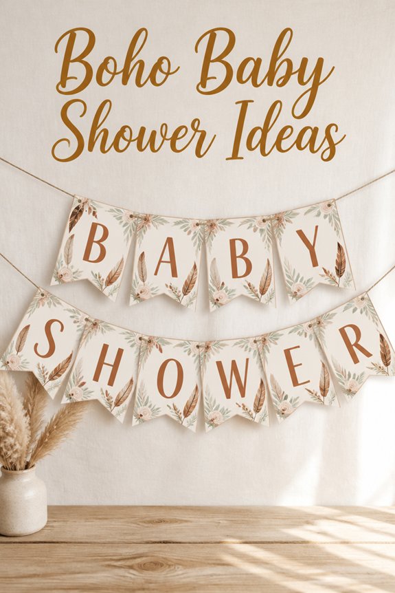 relaxed boho celebration decor