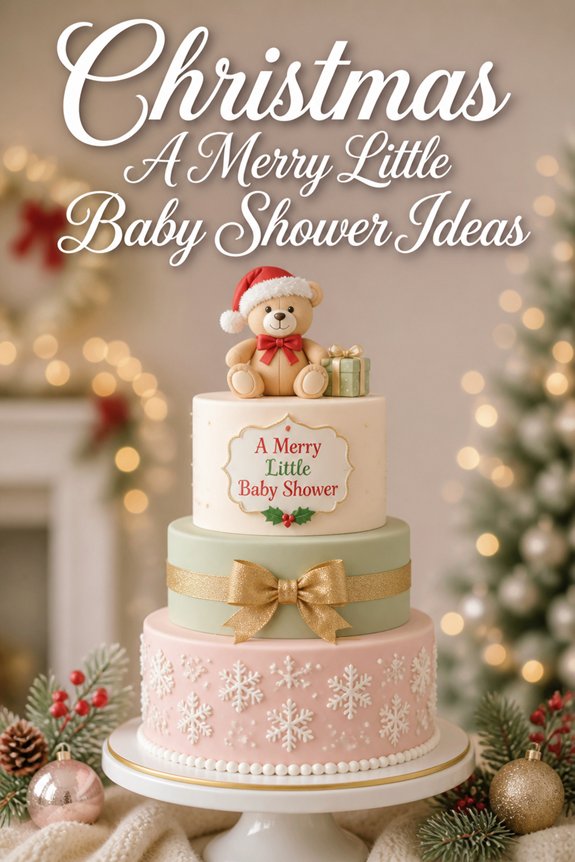 simple pastel baby cake