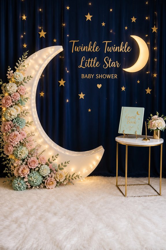 starry glowing baby photos