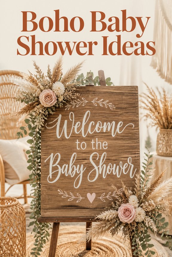 whimsical earthy party decor