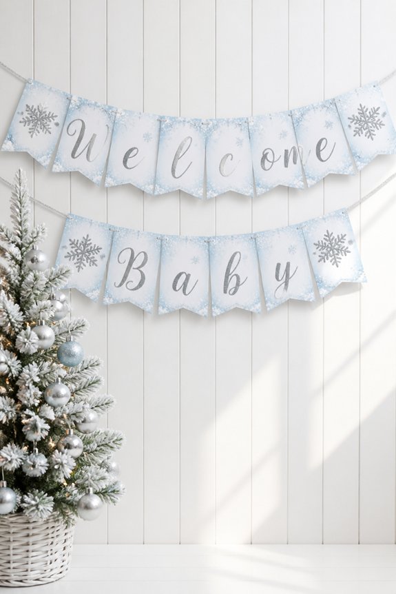 winter snowflake celebration decor